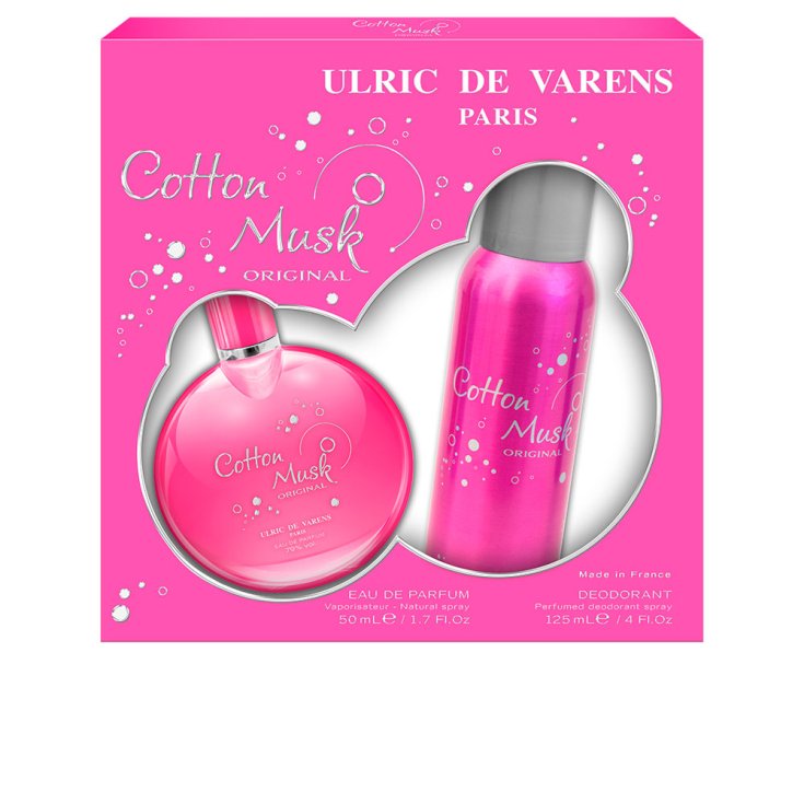Ulric De Varens Cotton Musk Eau De Parfum Spray 50ml Set 2 Parti 2019