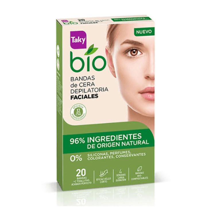 Taky Bio Strisce Di Cera Per Il Viso 20 Unit&agrave;