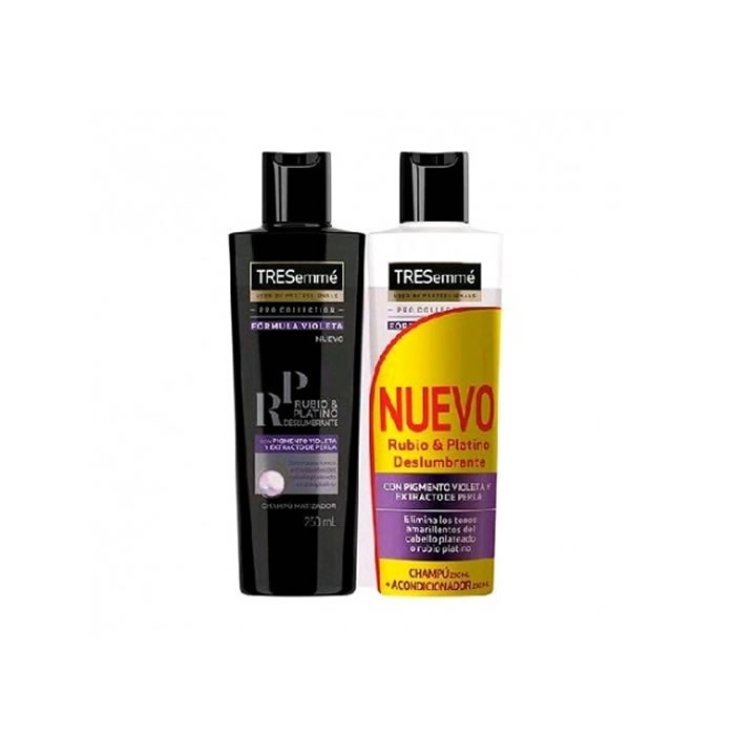 Tresemm&eacute; Shampoo Capelli Biondi 250ml + Condizionatore Capelli Biondi 250ml