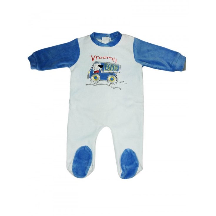 Tuta tutina ciniglia bimbo neonato Ellepi cielo 6 m