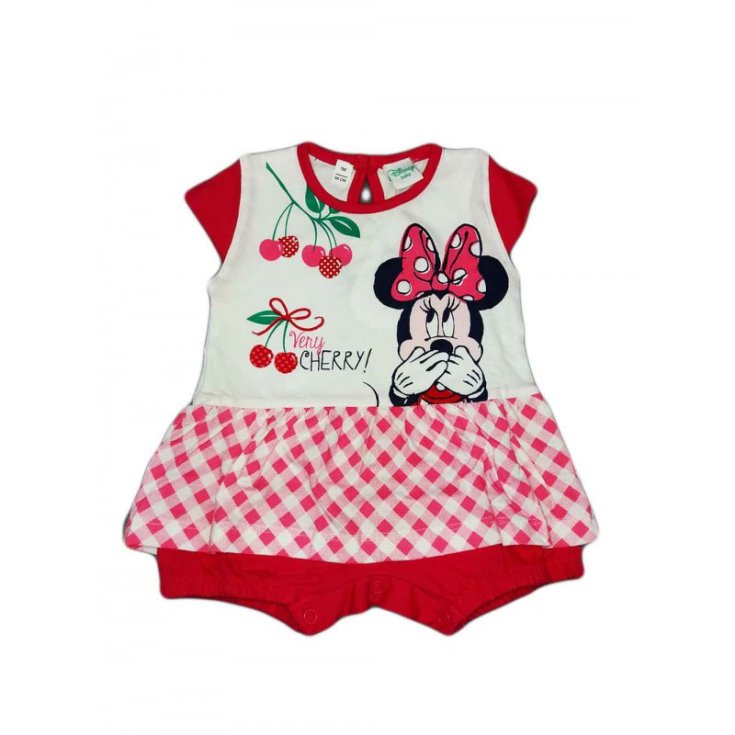 Pagliaccetto tutina bimba neonato Ellepi Disney baby Minnie fucsia 9 m