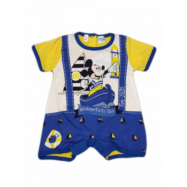 Pagliaccetto tutina bimba neonato Ellepi Disney baby Mickey giallo 6 m