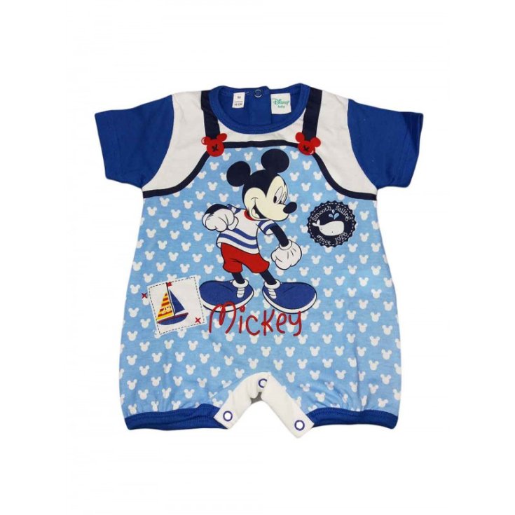 Pagliaccetto tutina bimba neonato Ellepi Disney baby Mickey blu 6 m