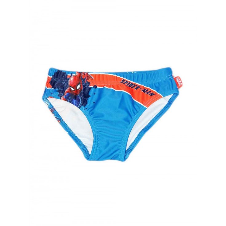 Costumino costume da bagno slip bimbo bambino Spiderman azzurro 8A