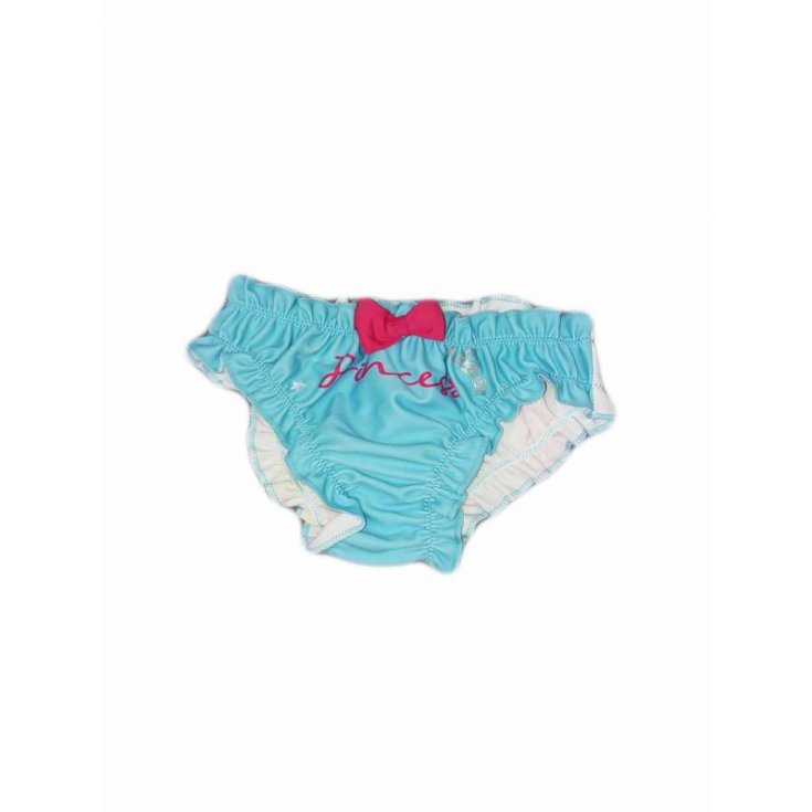 Costumino slip costume da bagno bimba bambina Disney principesse turchese 7A