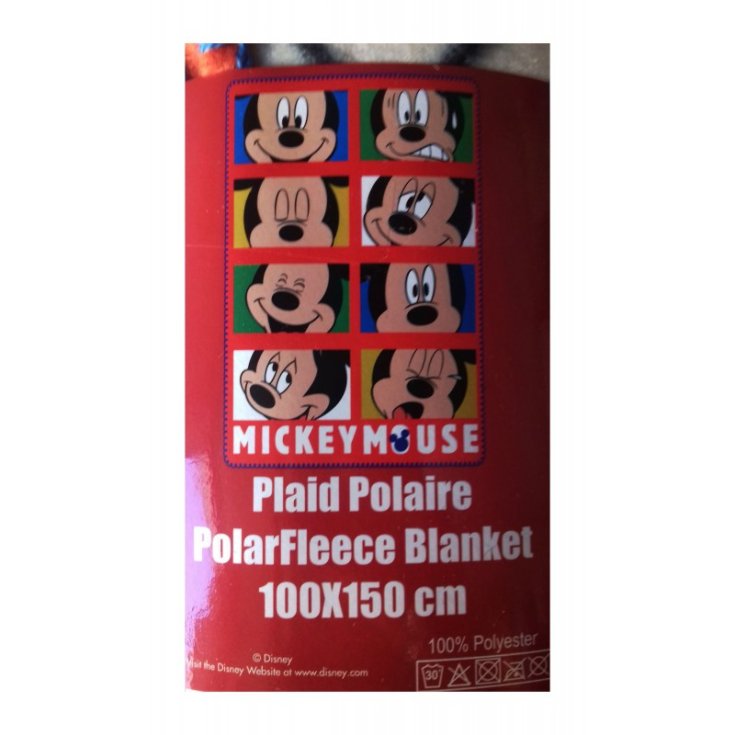 Plaid copertina coperta pile bimbo bambino Disney Mickey TU