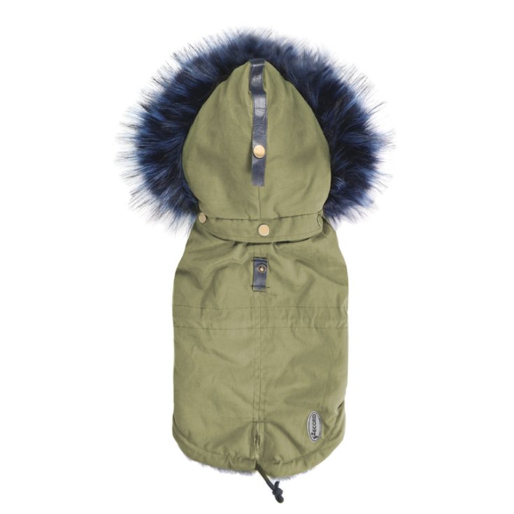 RECORD CAPPOTTINO ANORAK VERDE,BLU L 38
