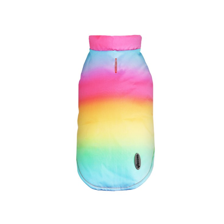Cappottino impermeabile per Cani Rainbow - Taglia 35
