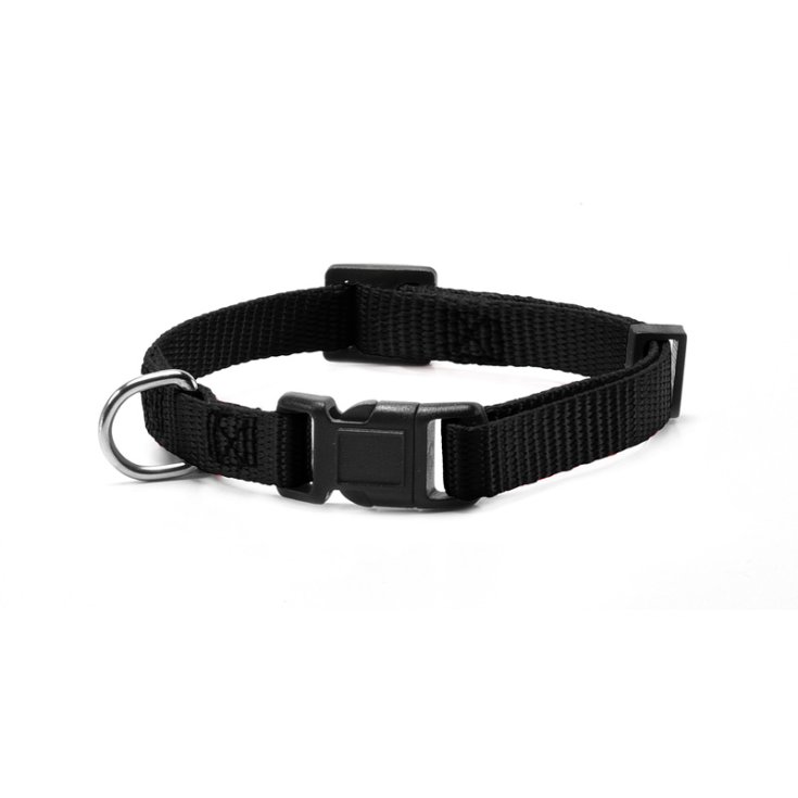 RECORD COLLARE NYLON CON CLIP NERO M 2X4