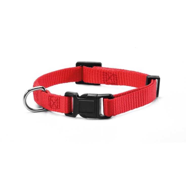 RECORD COLLARE NYLON CON CLIP ROSSO 2X40