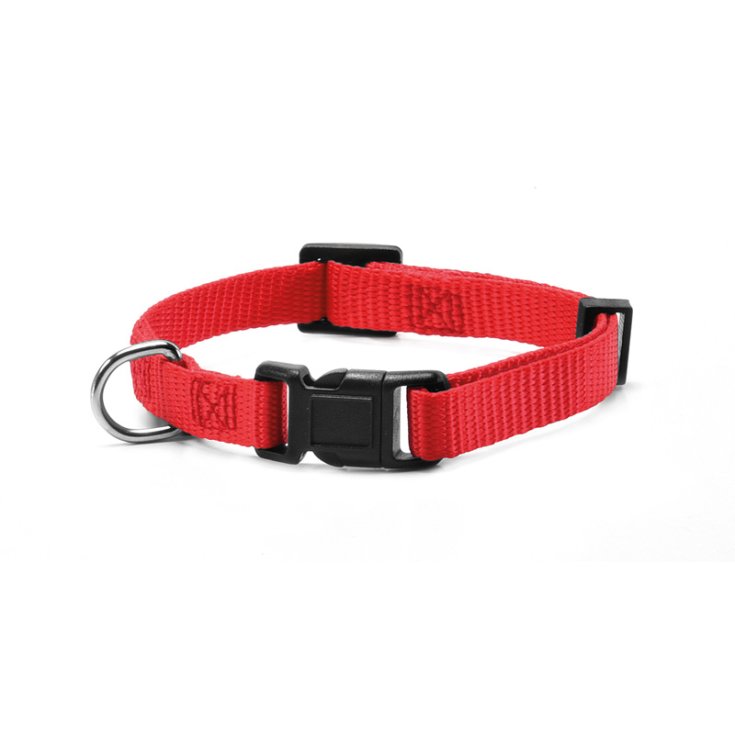 RECORD COLLARE NYLON CON CLIP ROSSO 2,5X