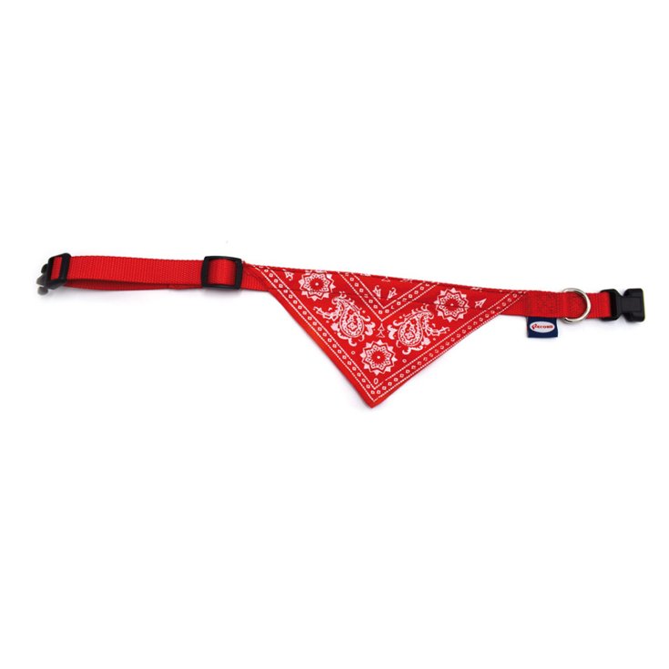 RECORD COLLARE NYLON BANDANA ROSSO 1X20
