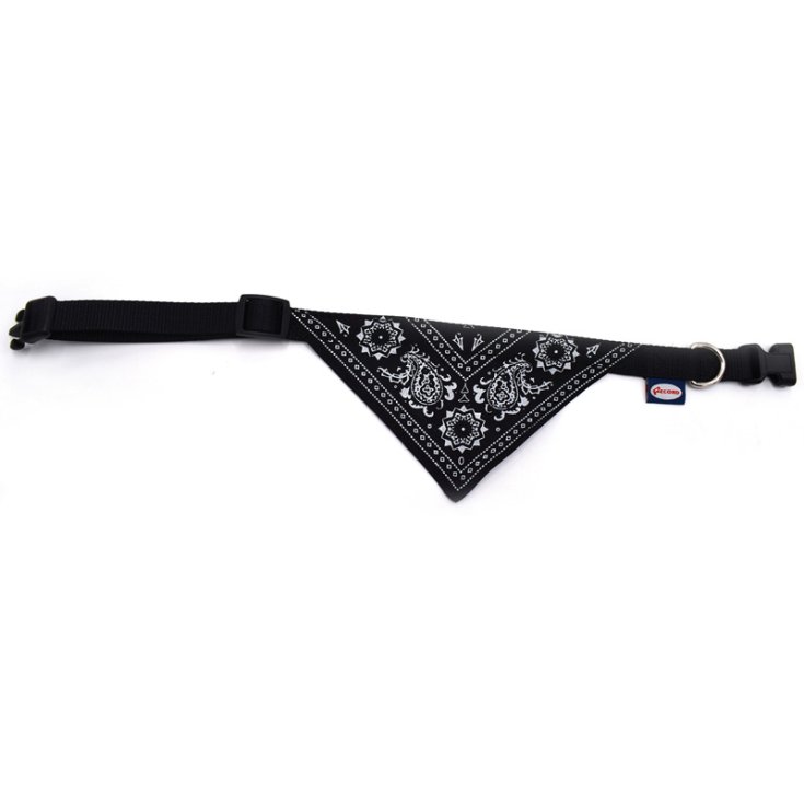 RECORD COLLARE NYLON BANDANA NERO 2,5X65