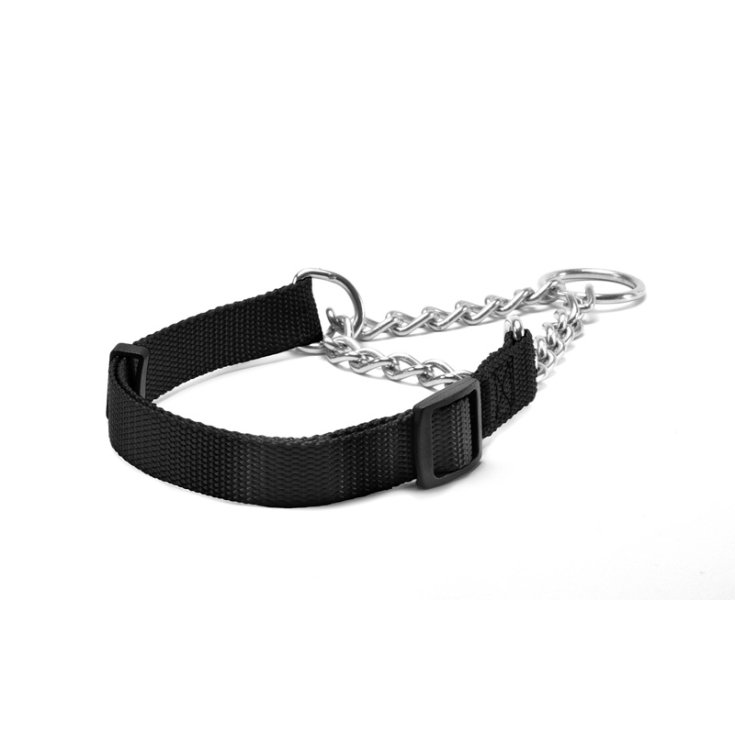 RECORD COLLARE NYLON SEMI STROZZO NERO 1