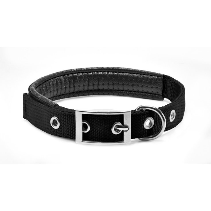 RECORD COLLARE NYLON IMBOTTITO SOFT NERO