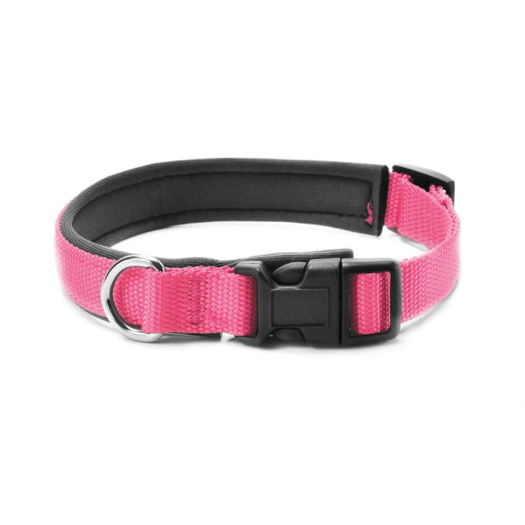RECORD COLLARE NYLON CON NEOPRENE ROSA 2