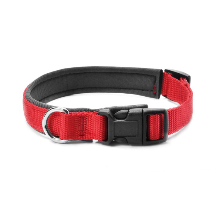 RECORD COLLARE NYLON CON NEOPRENE ROSSO