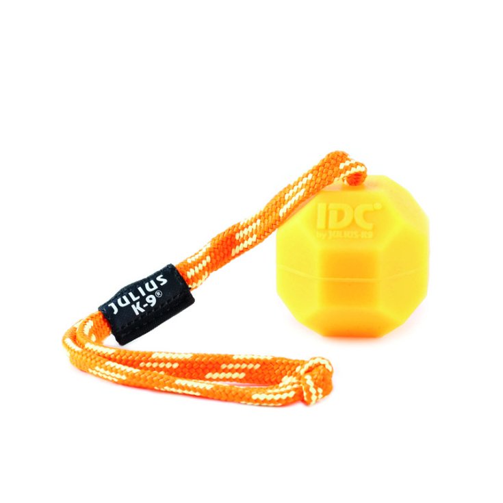Palla Morbida con Tirante Arancione 6cm Julius-K9