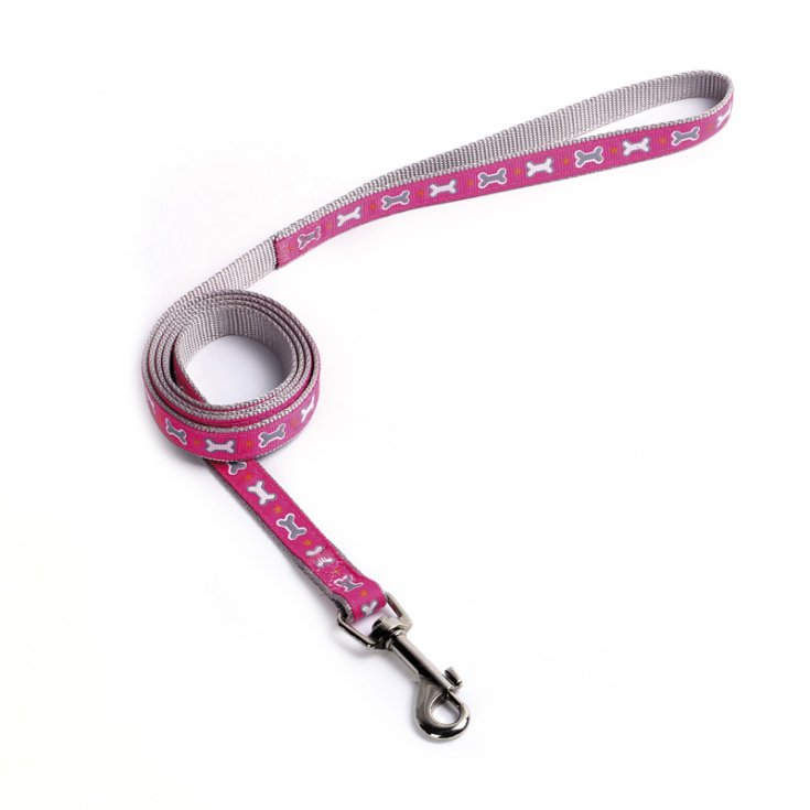 RECORD OSSICINI GUINZAGLIO NYLON ROSA 1,