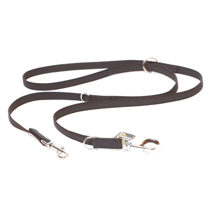 Guinzaglio da Addestramento Super-Grip  Nero 1.4cm x 2,2m Julius-K9