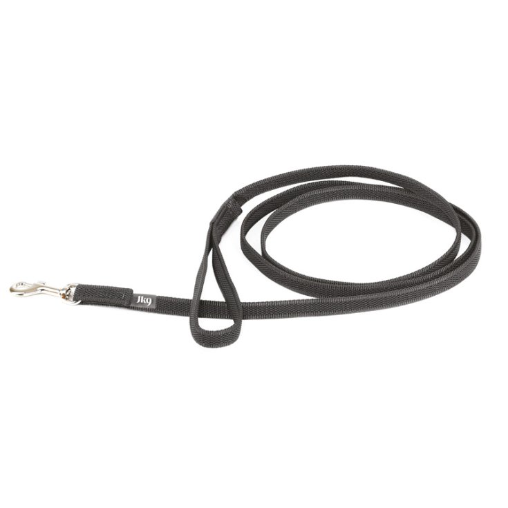 Guinzaglio con Maniglia Super-Grip Nero 1,4cm x 2m Julius-K9