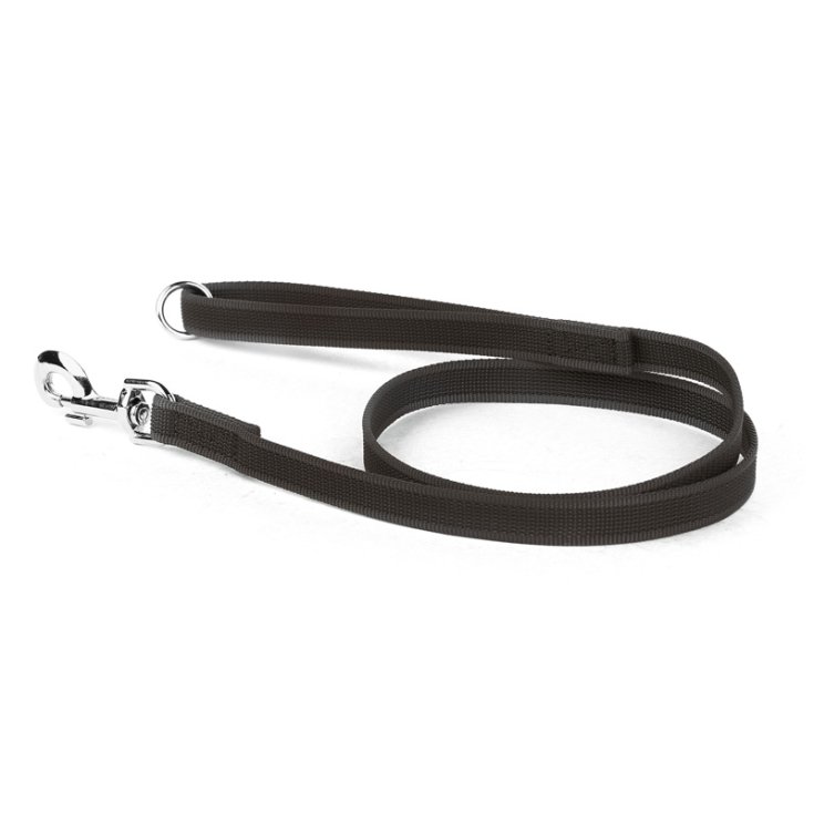 Guinzaglio con Maniglia Super-Grip Nero 2cm x 2m Julius-K9