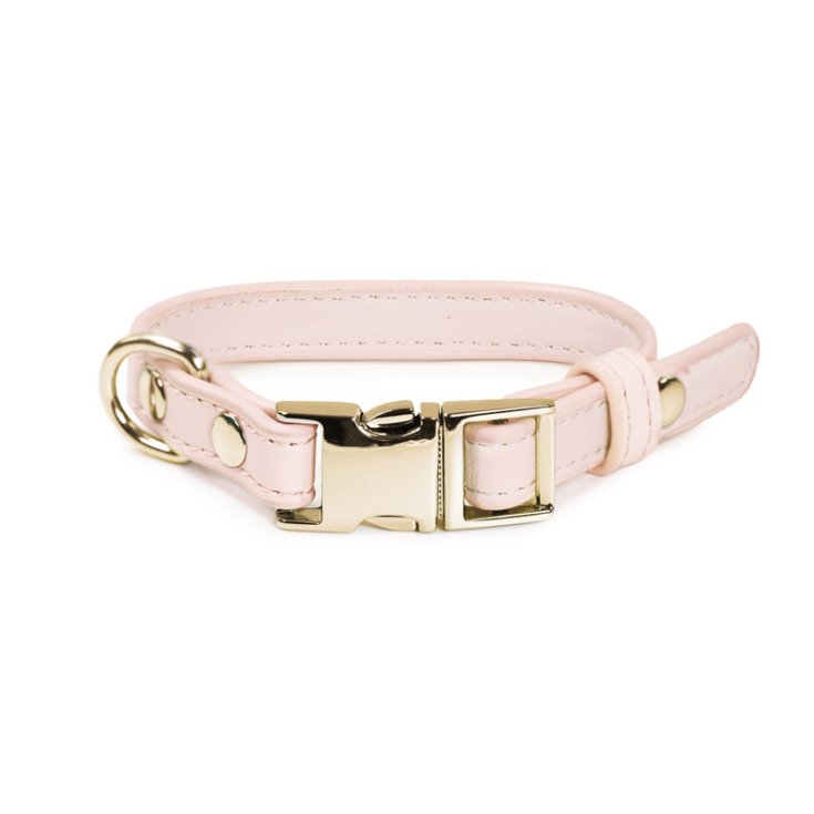 RECORD LONDON COLLARE IN SIMILPELLE ROSA