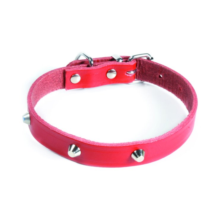 RECORD COLLARE CON BORCHIE ROSSO 3X55 CM