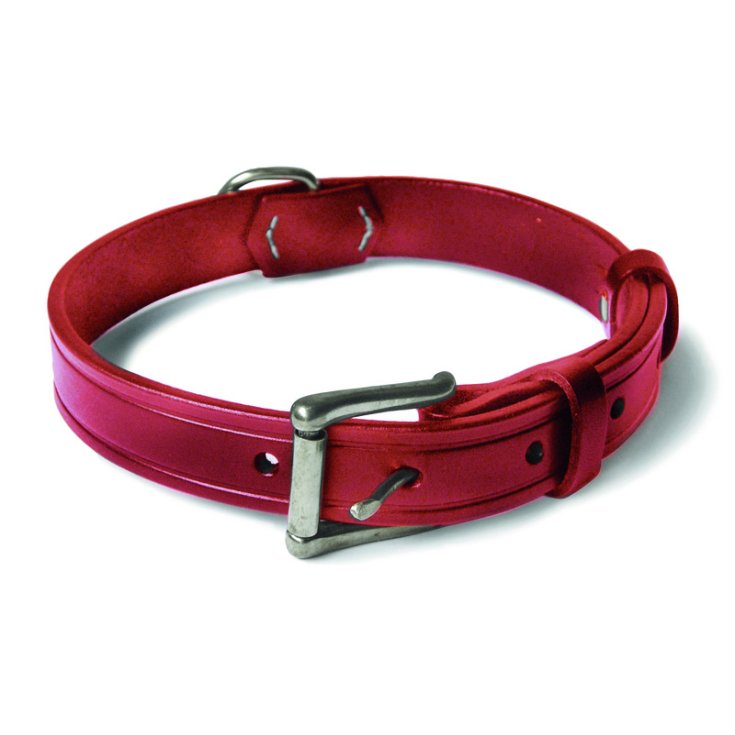 RECORD COLLARE CUOIO CUCITO ROSSO 3X60 C