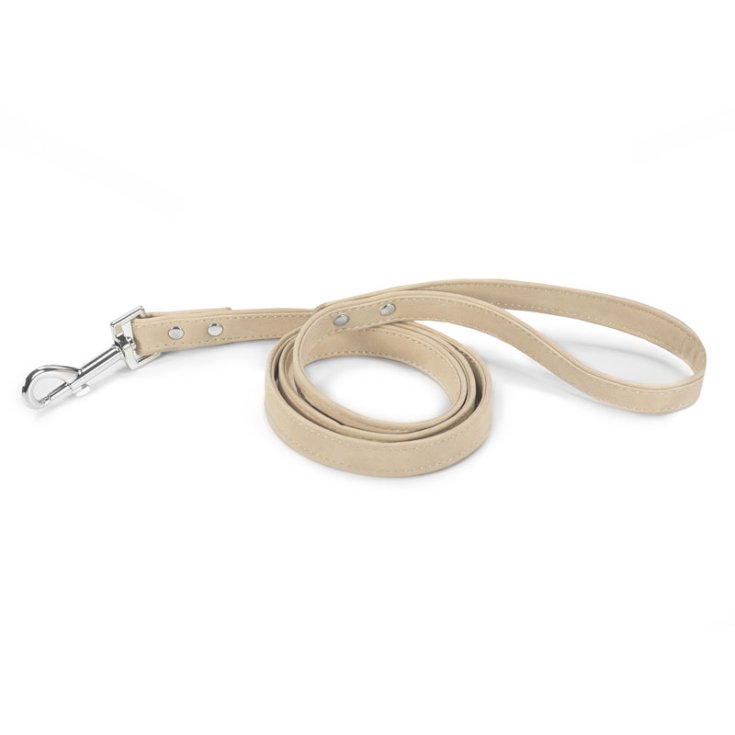 RECORD GUINZAGLIO CANE SIMILPELLE BEIGE