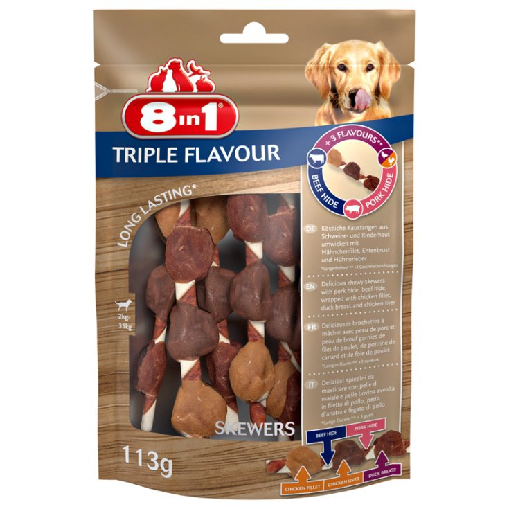 8IN1 TRIPLE FLAVOUR SPIEDINI 115 G