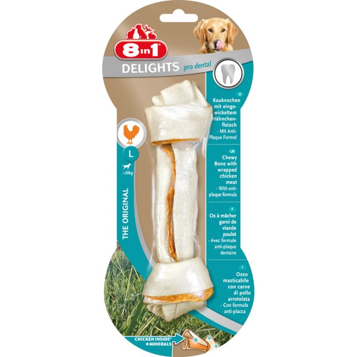 8IN1 DELIGHTS DENTAL 1 OSSO L 85 G