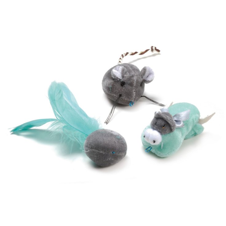 RECORD STUZZICAGATTO 3IN1 GRIGIO, AZZURR