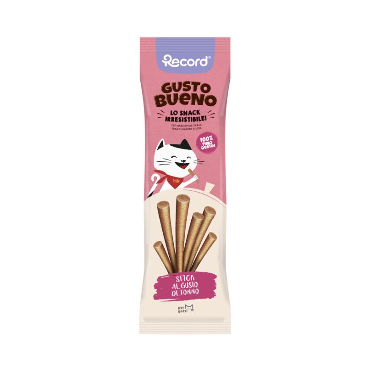 RECORD GUSTO BUENO STICKS PER GATTI 40 G