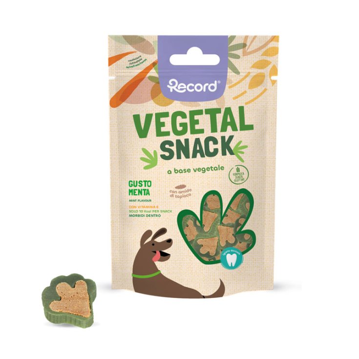 RECORD VEGETAL SNACK PER CANI 75 G MENTA